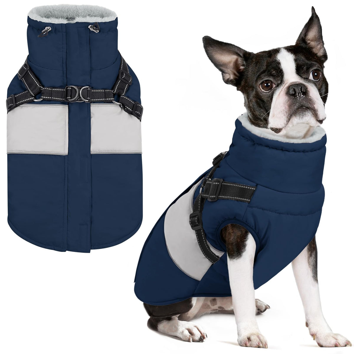 SUNFURA capa para perro invernal impermeable mantiene seco y cómodo durante paseos
