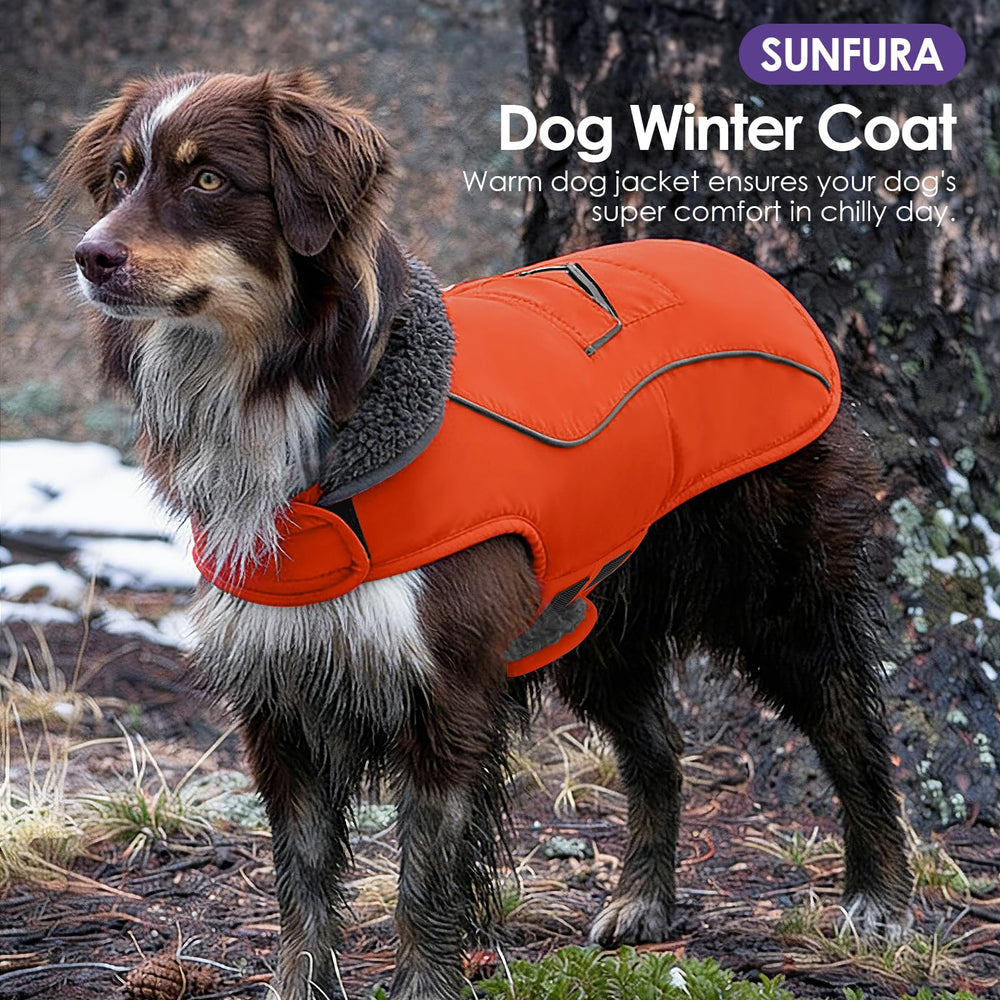 SUNFURA capa para perro tejido impermeable para días mojados