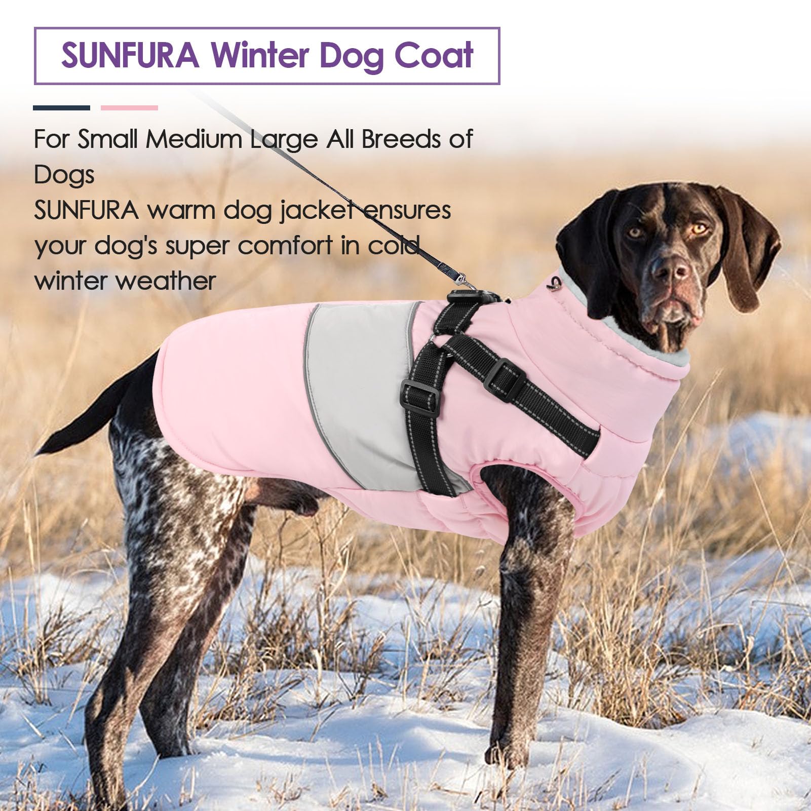 SUNFURA chaqueta impermeable, ideal para paseos en lluvia y poca luz