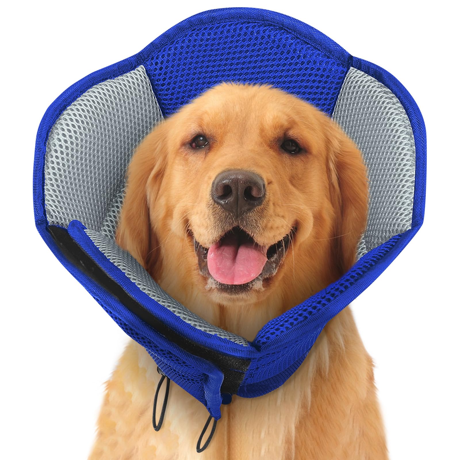SUNFURA cono suave para perros grandes protege heridas sin irritar la piel.