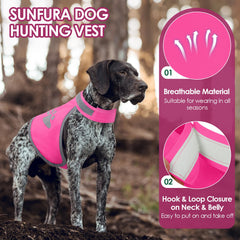 SUNFURA chaleco ajustable para perros, ideal para caminatas diarias