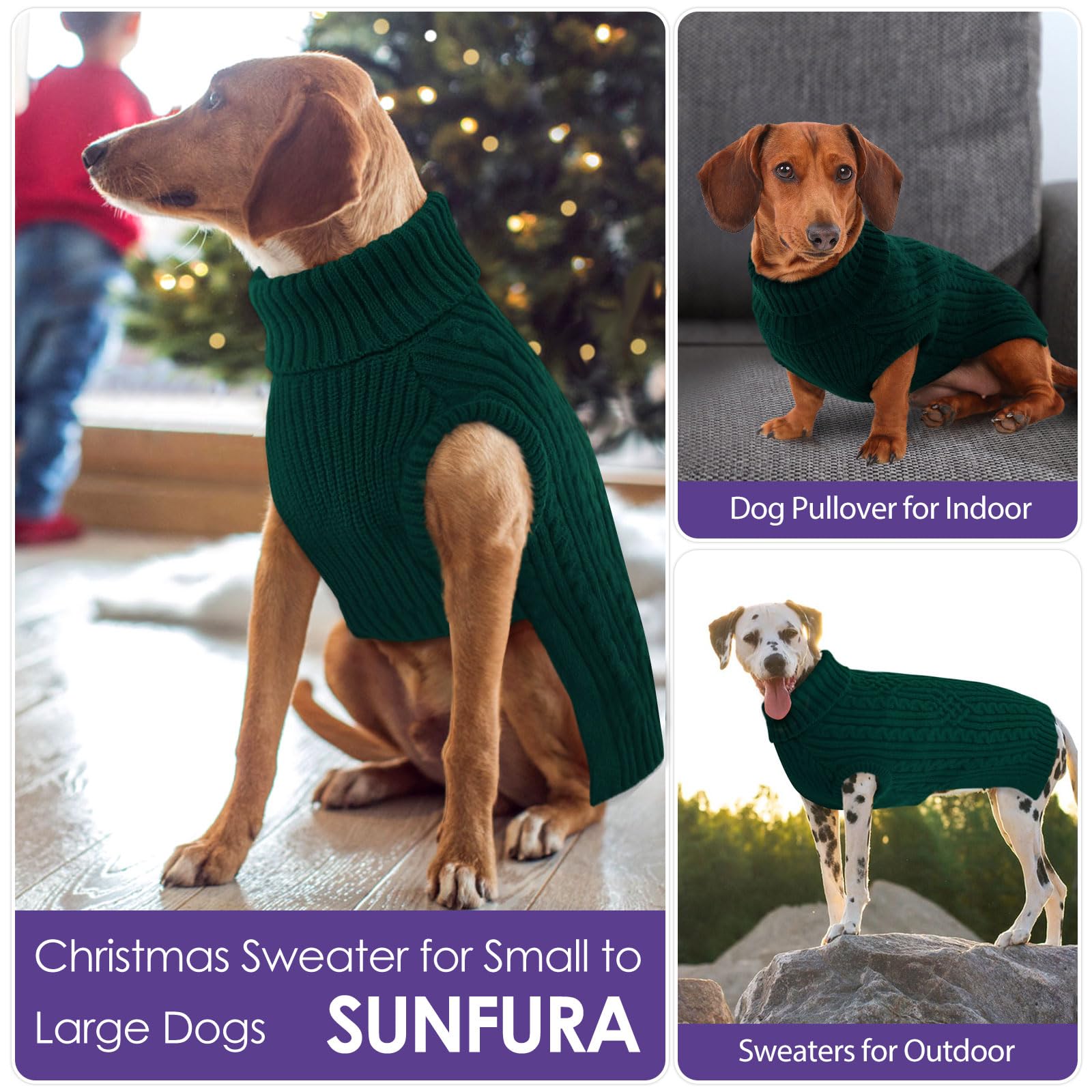 SUNFURA sudadera para perro temporada frío: opción ideal para salidas al parque