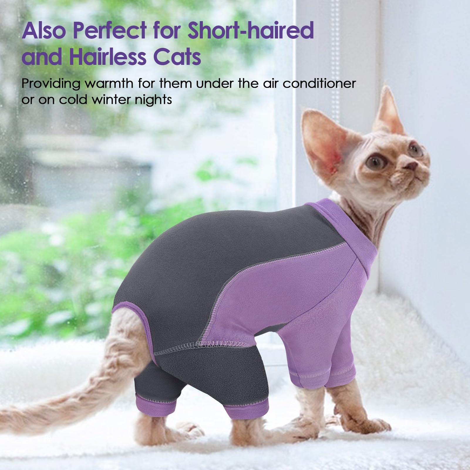 SUNFURA sueter felino cálido para dormir y relajarse