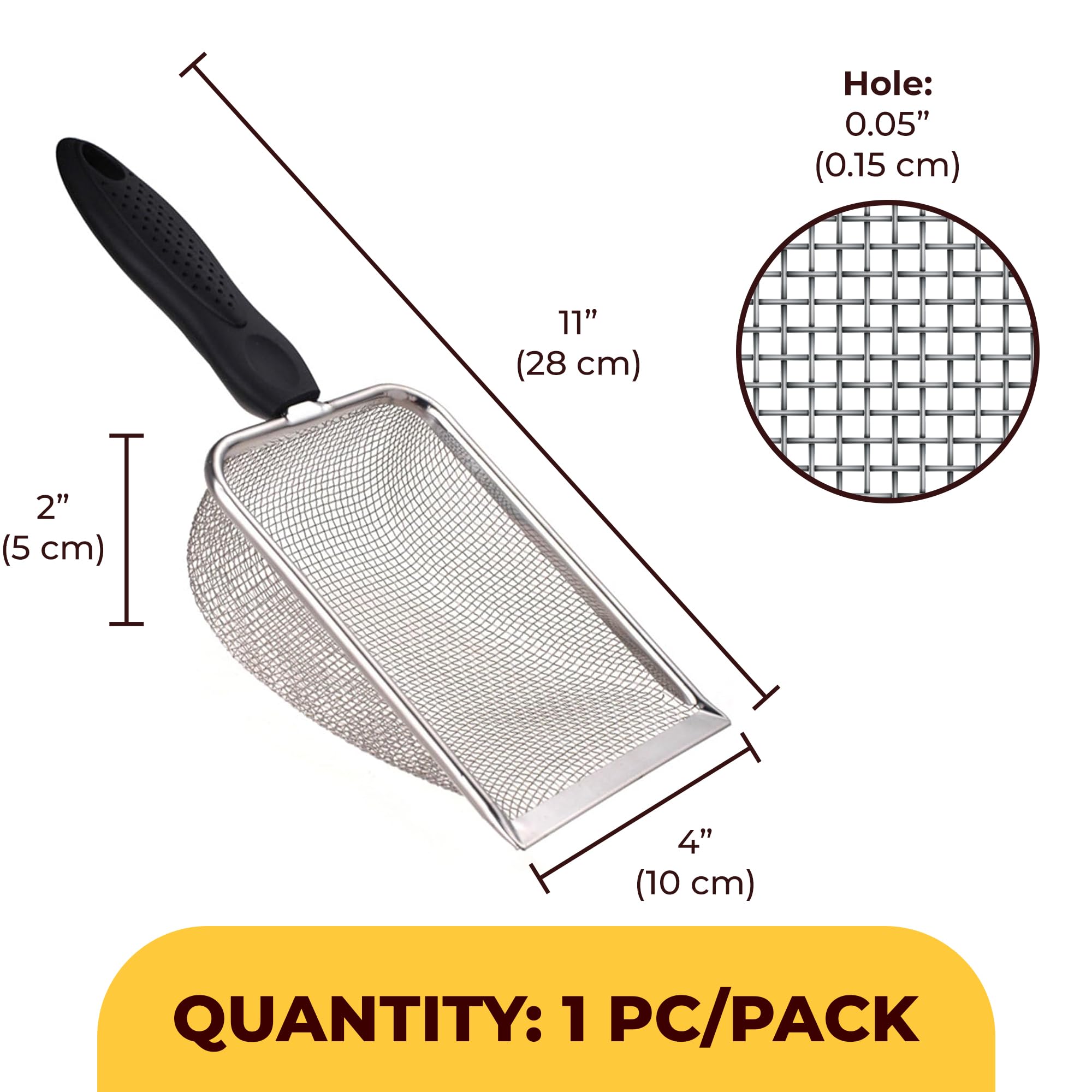 SunGrow cazo de 11” x 4” x 2” para mantenimiento eficiente del terrario.