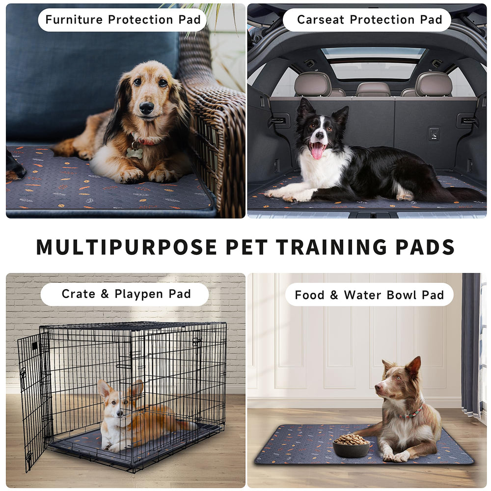 Sunheir almohadillas de uso múltiple para jaula, cama y guardería canina, azul
