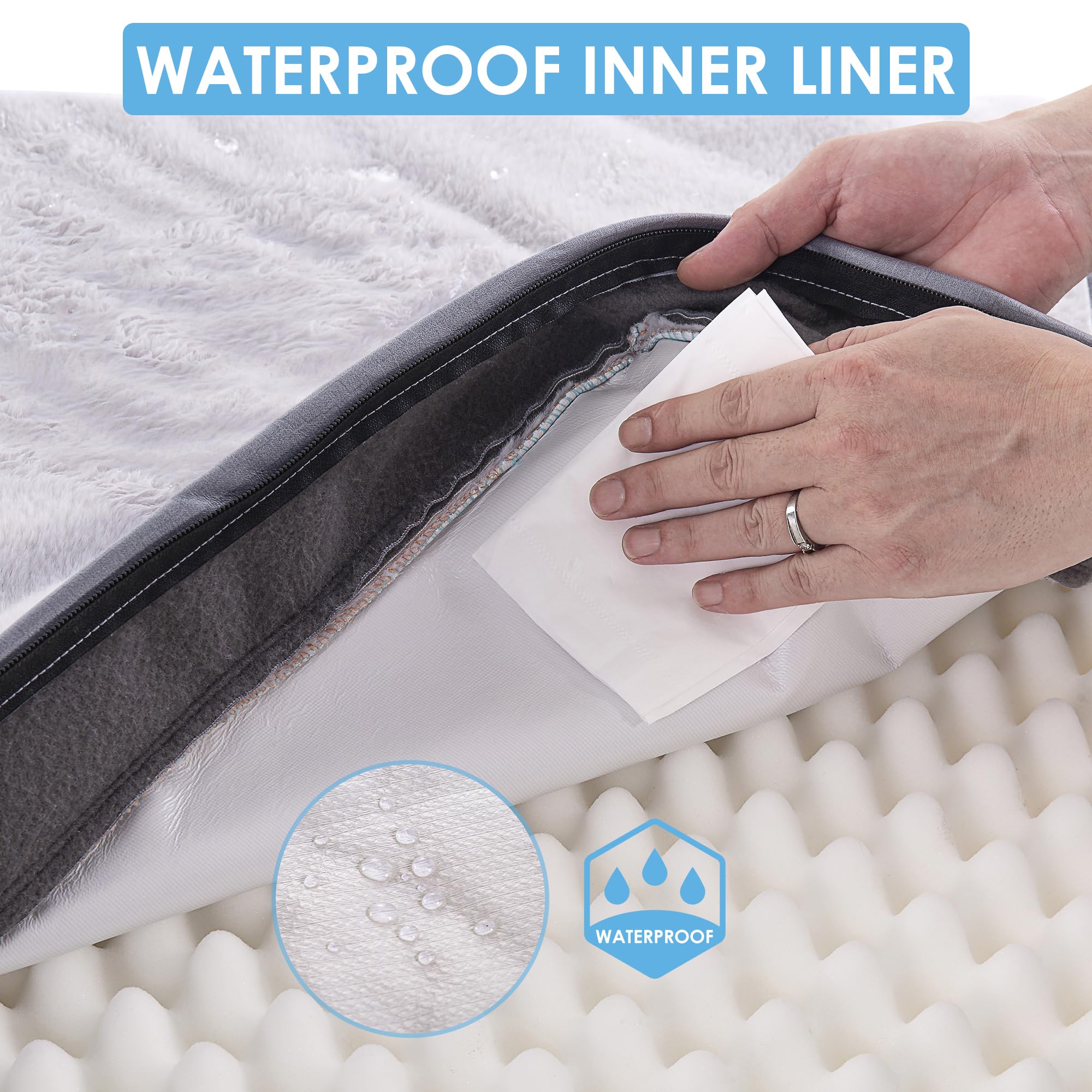 Sunheir funda impermeable y lavable para un mantenimiento sencillo.