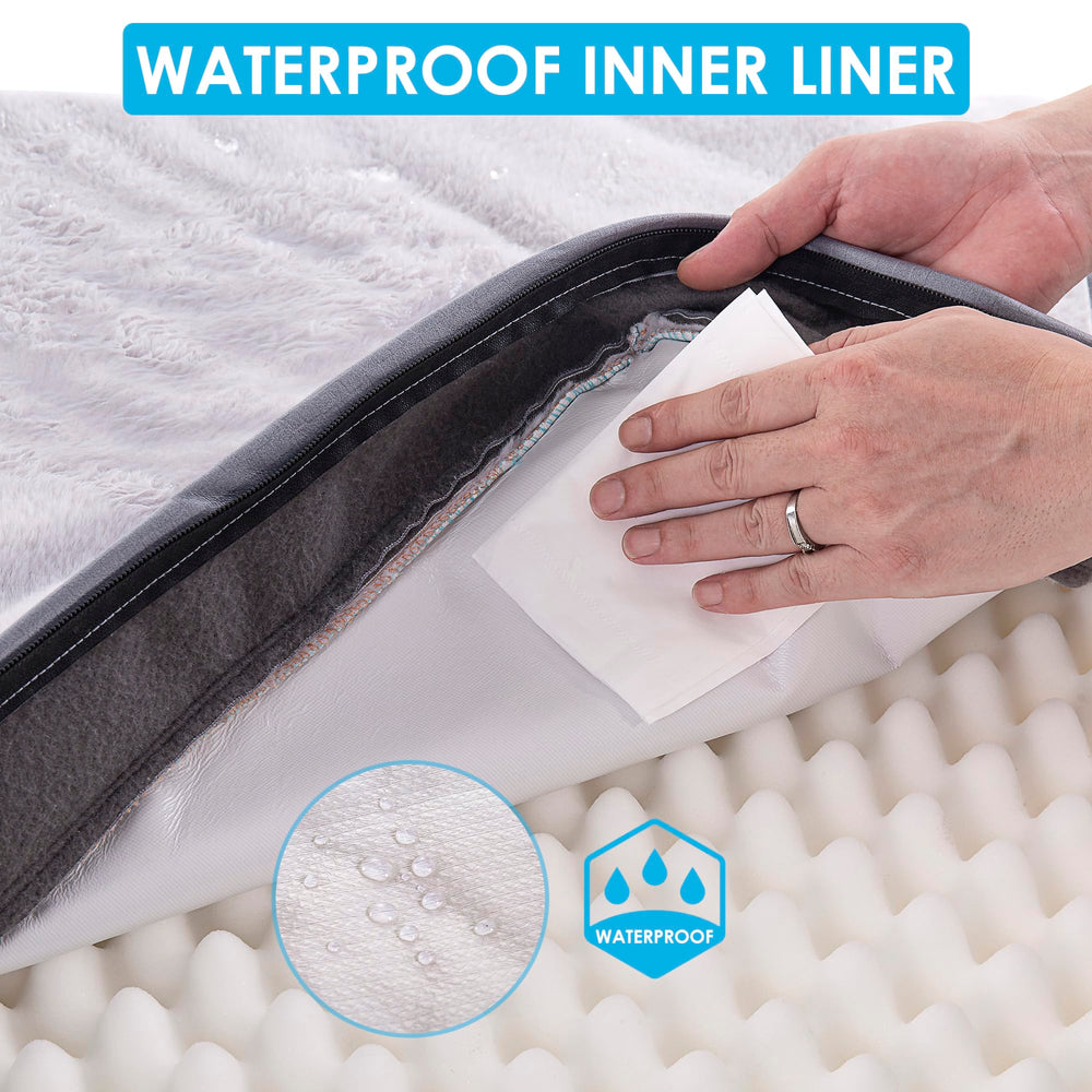 Sunheir funda impermeable y lavable, facilita limpieza rápida.