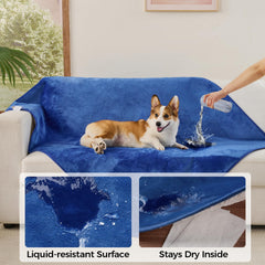 Sunheir manta cama mascotas reversible ofrece suavidad y doble uso.