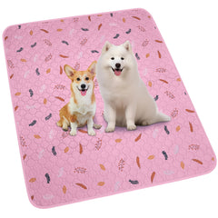 Sunheir pad higienico para perros 72x72 rosa, absorbe y mantiene seco el área
