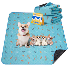 Sunheir pad lavable para perros en azul cielo, absorbe líquidos y facilita la limpieza.
