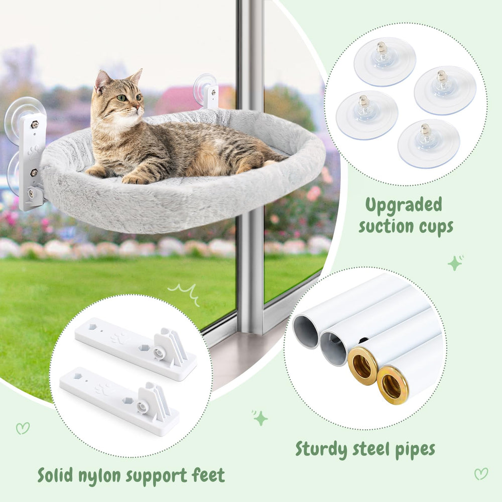 Sunhoo amplitud-espacio-21x11.8: área generosa para felinos curiosos.