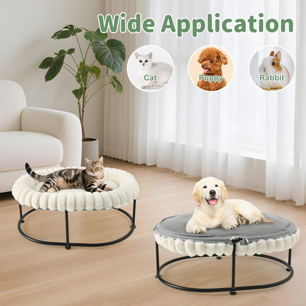 Sunhoo Cama Gato Elevada Borde Ergonómico: apoyo para cuello y cabeza durante el descanso