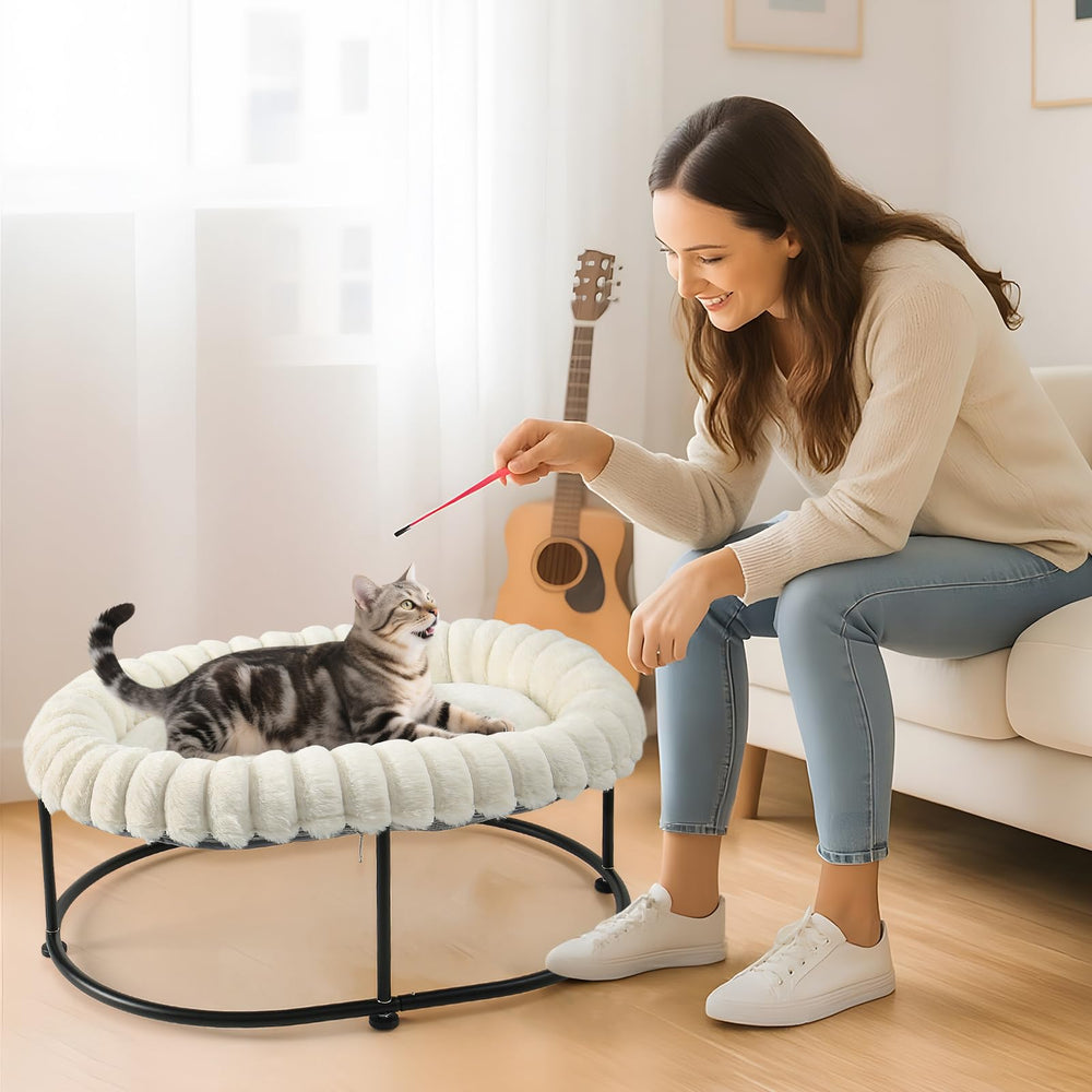 Sunhoo Cama Gato Elevada Ensamblaje: montaje rápido y sencillo