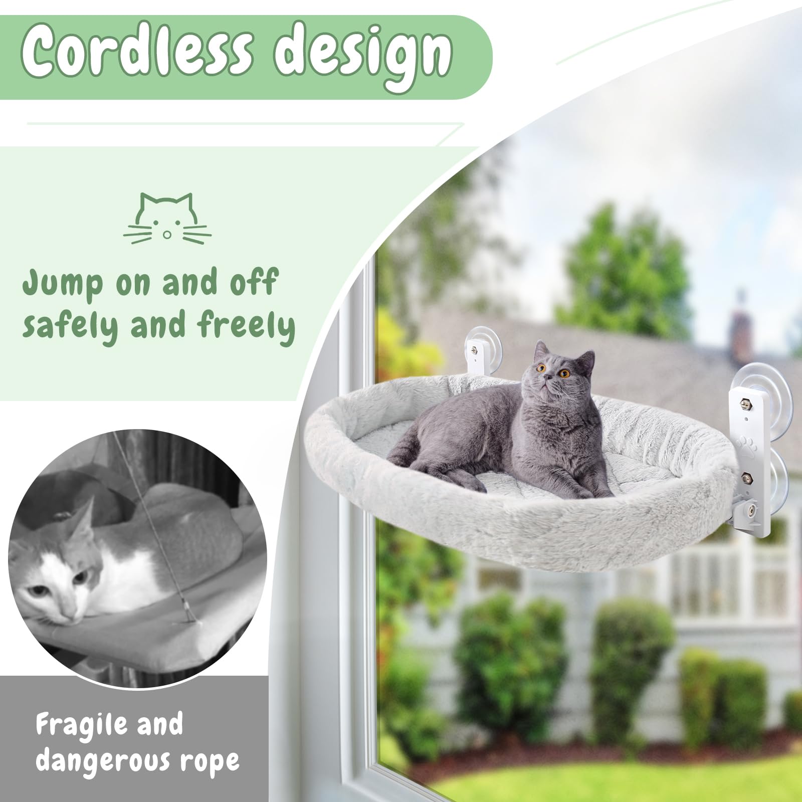 Sunhoo capacidad-40lbs: soporte sólido para gatos de diferentes tamaños.