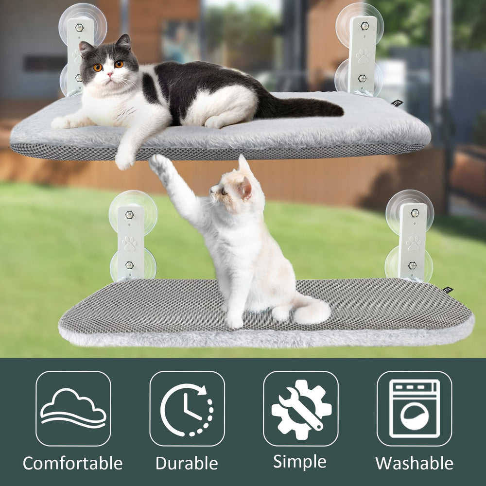 Ensamblaje fácil Sunhoo con ventosas para instalación rápida.