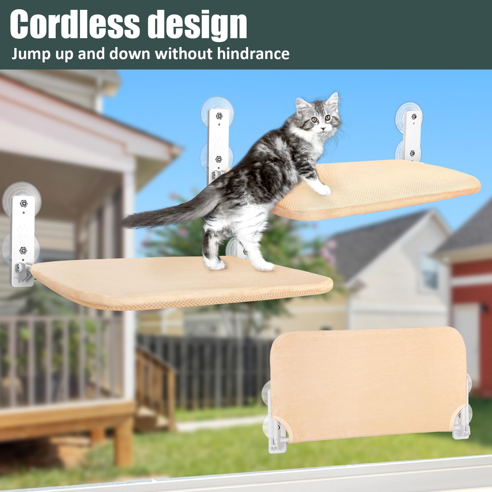 Sunhoo capacidad de 55 libras, soporte fiable para gatos grandes