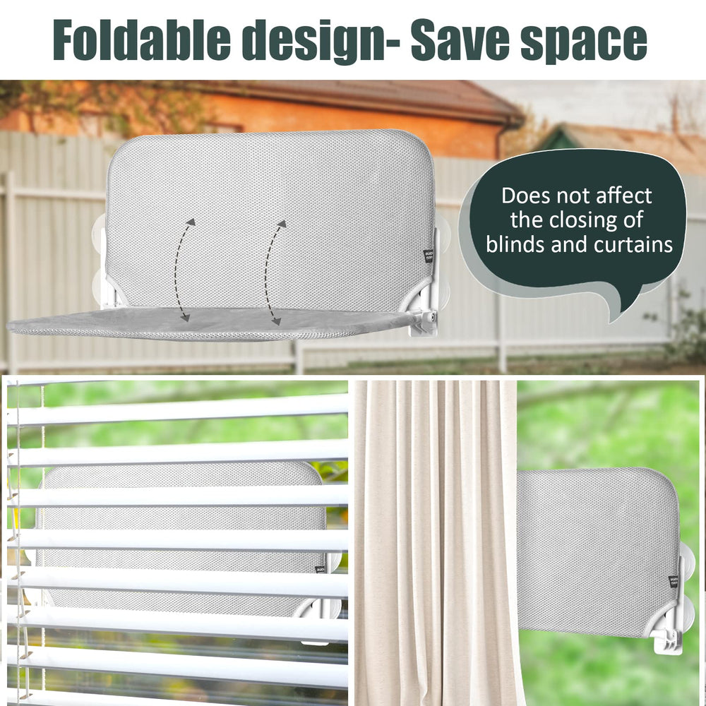 Sunhoo hamaca de ventana con dimensiones 52×30 cm para estirarse y mirar