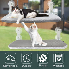 Sunhoo hamaca ventana gato funda reversible para todas las estaciones