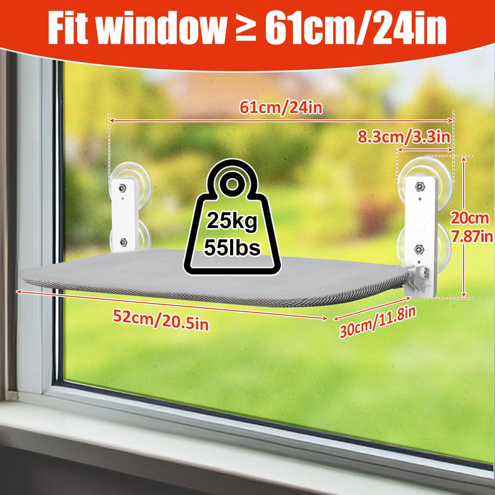 Sunhoo asiento-ventana para gatos, ideal para observar aves