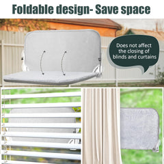 Sunhoo hamaca ventana gato ofrece espacio amplio para estirarse y observar