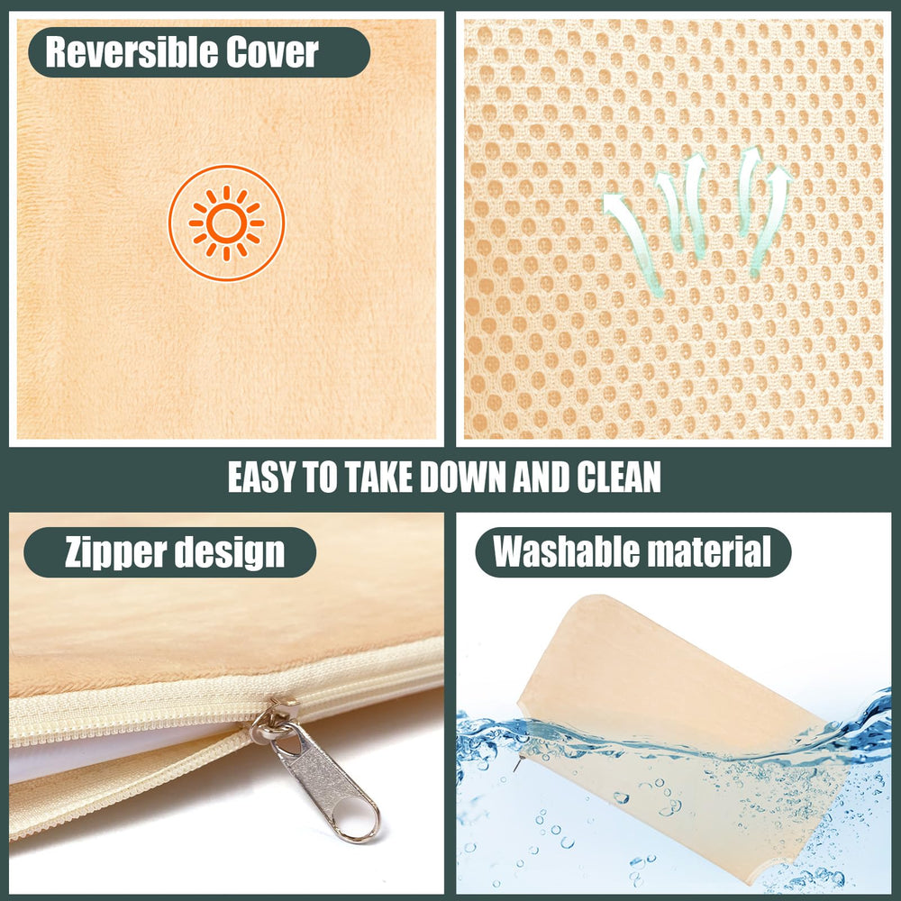Sunhoo funda reversible para ventana, ideal para uso en todas las estaciones