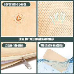 Sunhoo funda reversible para ventana, ideal para uso en todas las estaciones