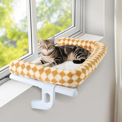 Sunhoo percha ventana gato: soporte estable para gatos grandes junto a la luz