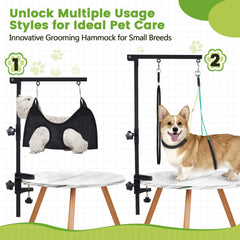 SUNMCCN abrazadera para mesa hasta 2 pulgadas; sujeción estable para grooming.