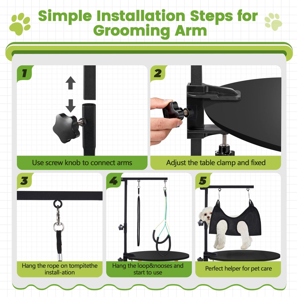 SUNMCCN uso versátil; ideal para recorte, baño y secado de mascotas.