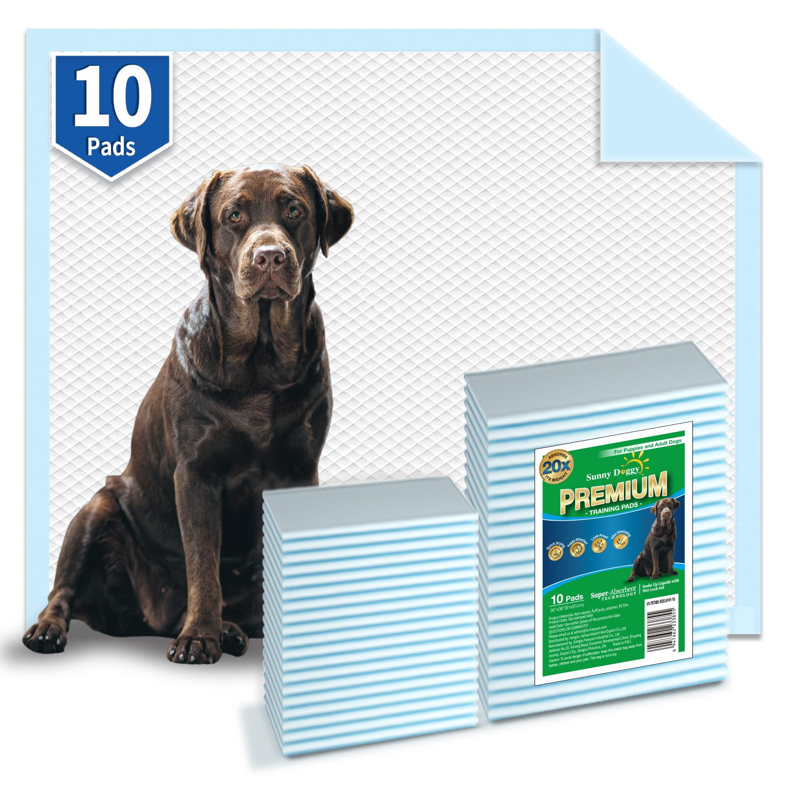 Sunny Doggy Pads tapete entrenamiento perro 36x36 facilita la casa limpia