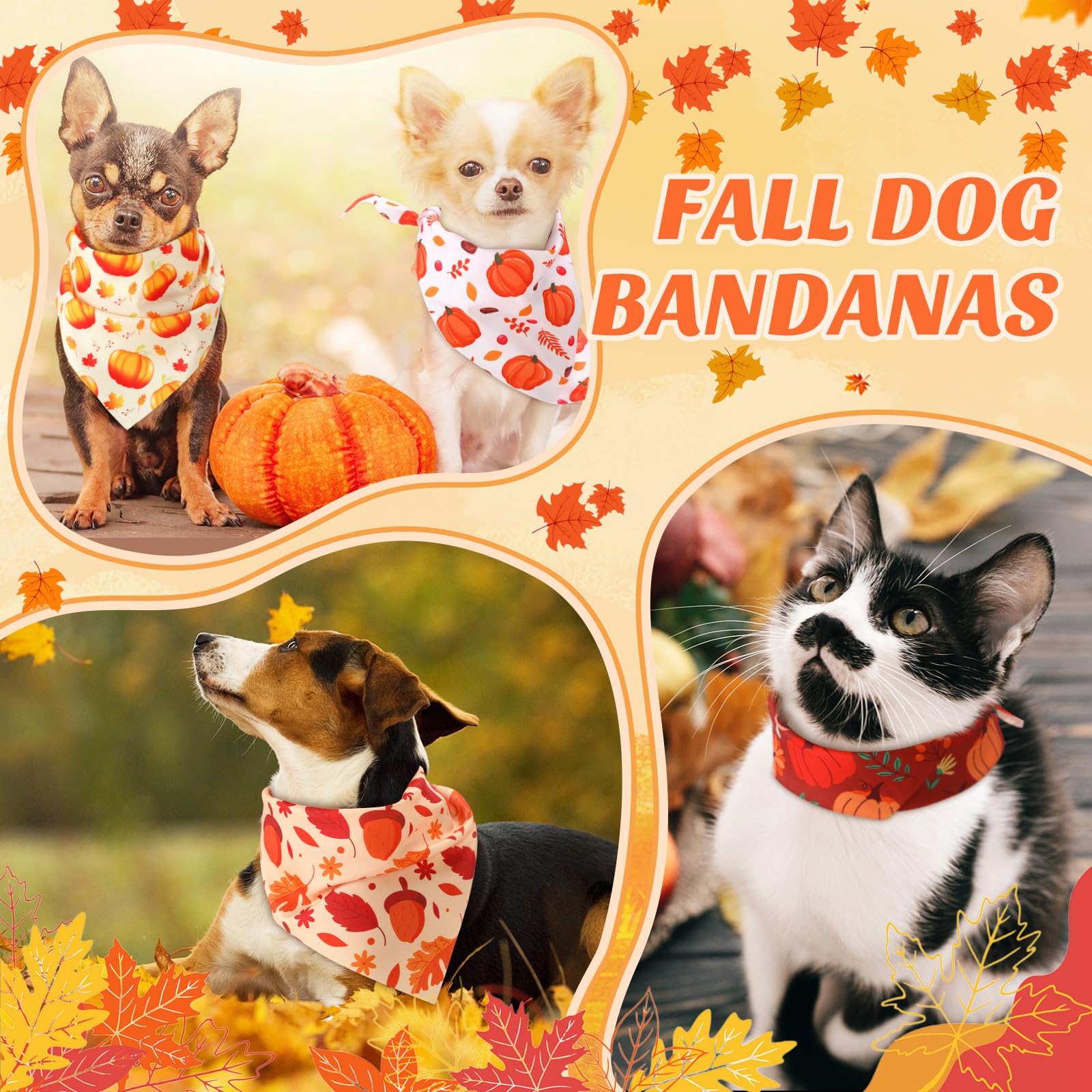 Sunnymove bandanas ligeras y lavables para perros, uso diario con comodidad.
