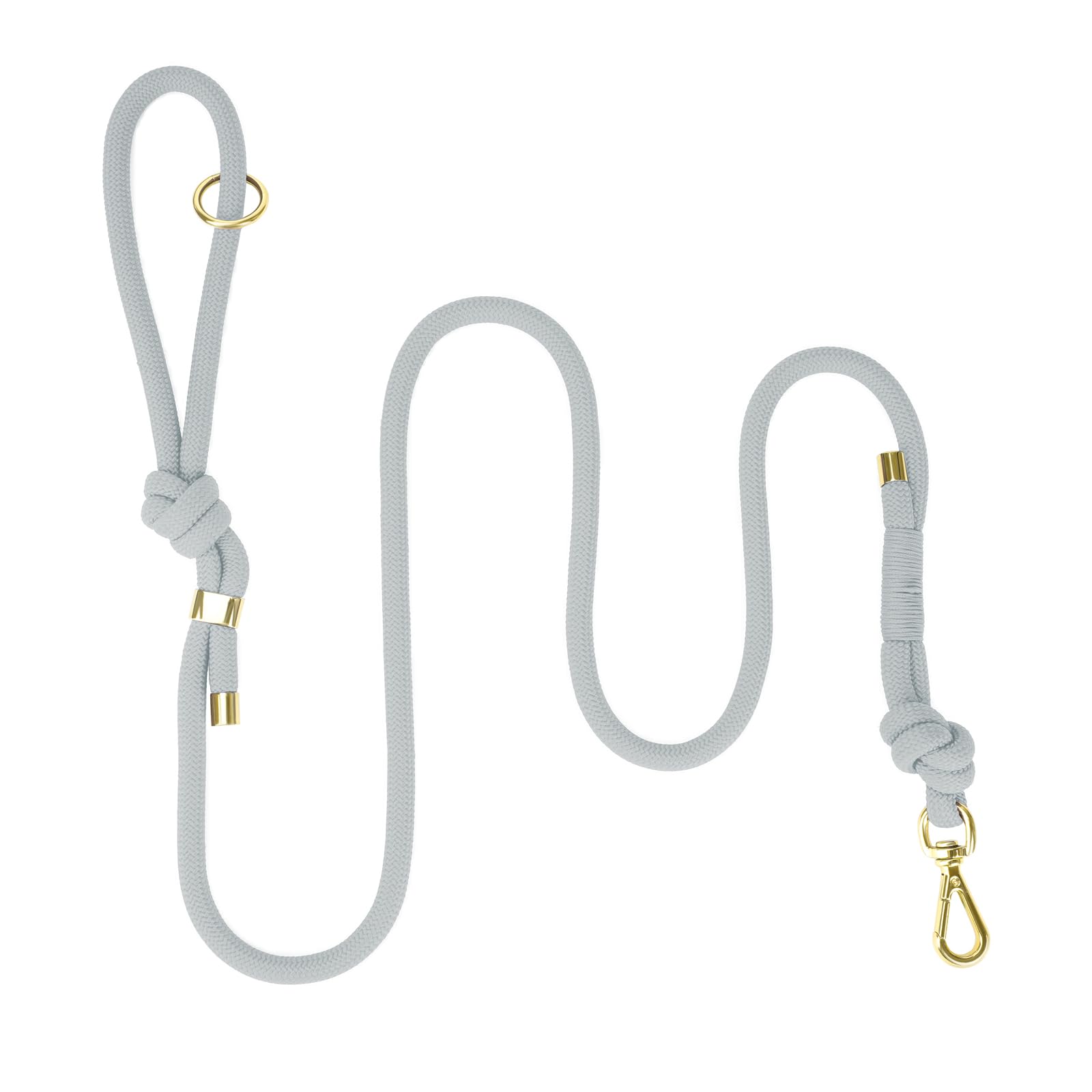 Sunraymascota correa 5 ft anti tirón con mango acolchado para paseos cómodos