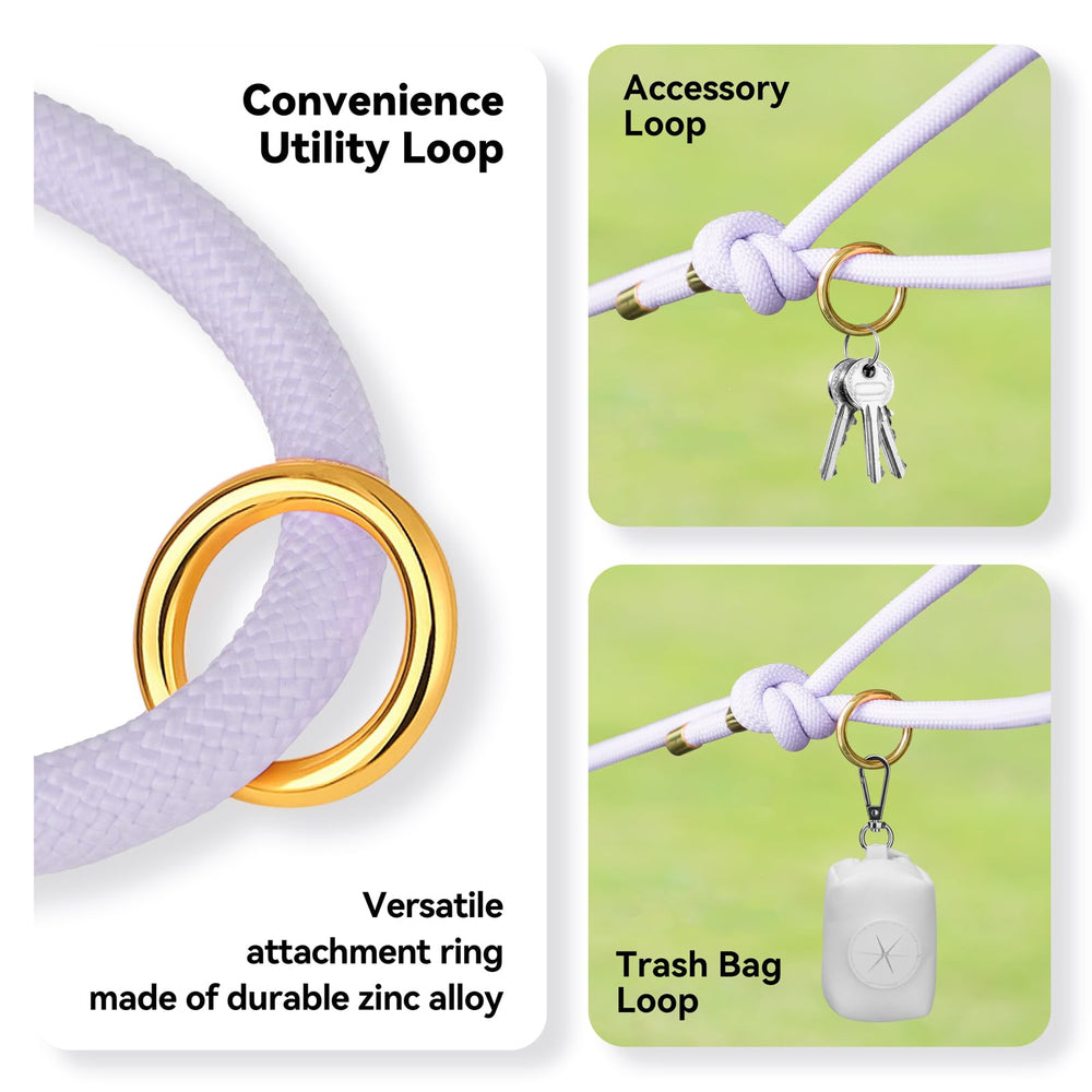 Sunraymascota correa nylon reforzado de doble capa para durabilidad.