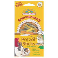 Sunseed Animalovens Bastones crujientes para roedores, ideal para masticación y sabor a vegetales