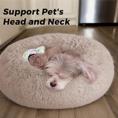 SunStyle Home cama de peluche suave para mascotas, ambiente cálido.