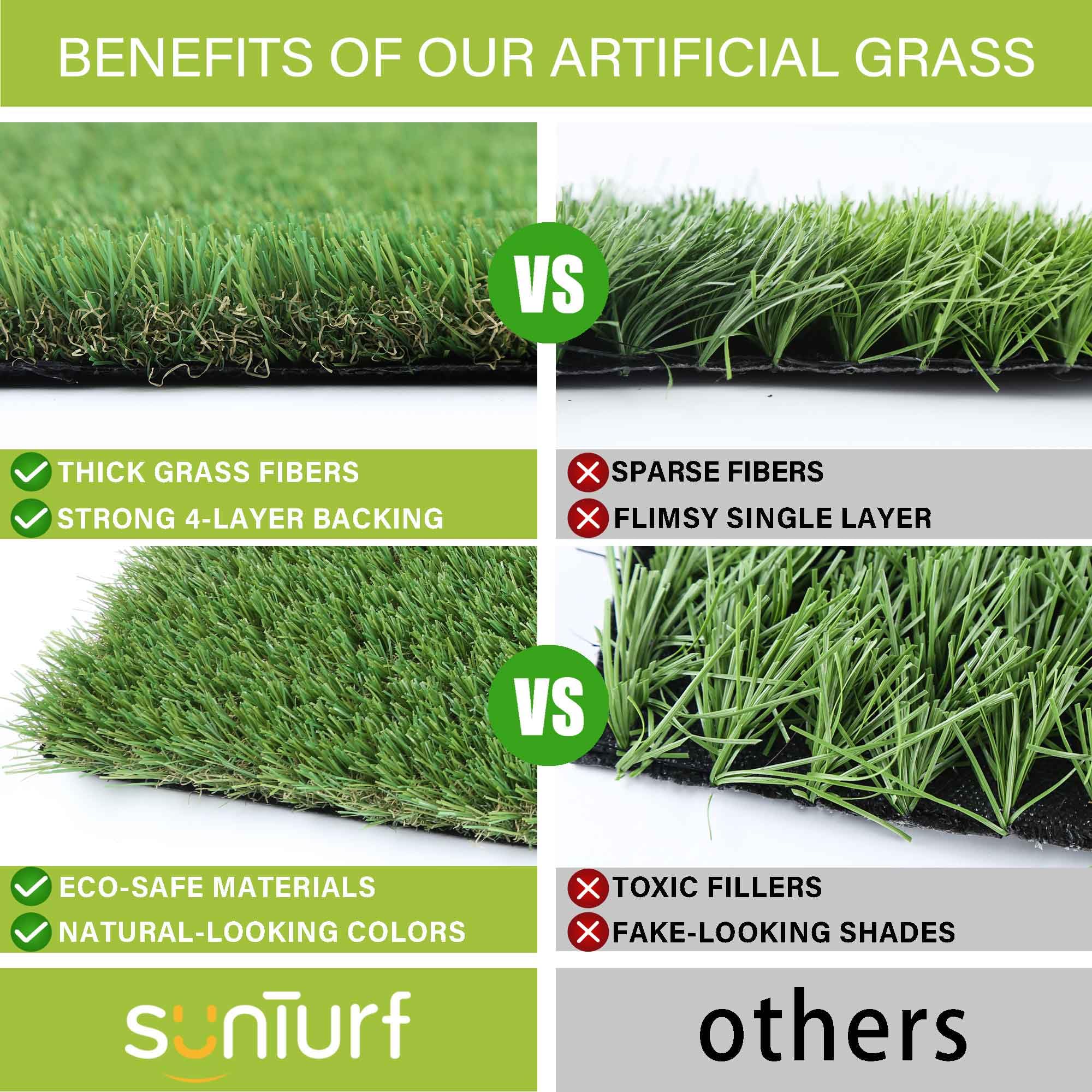 SunTurf permite cortar a medida para jaulas y espacios