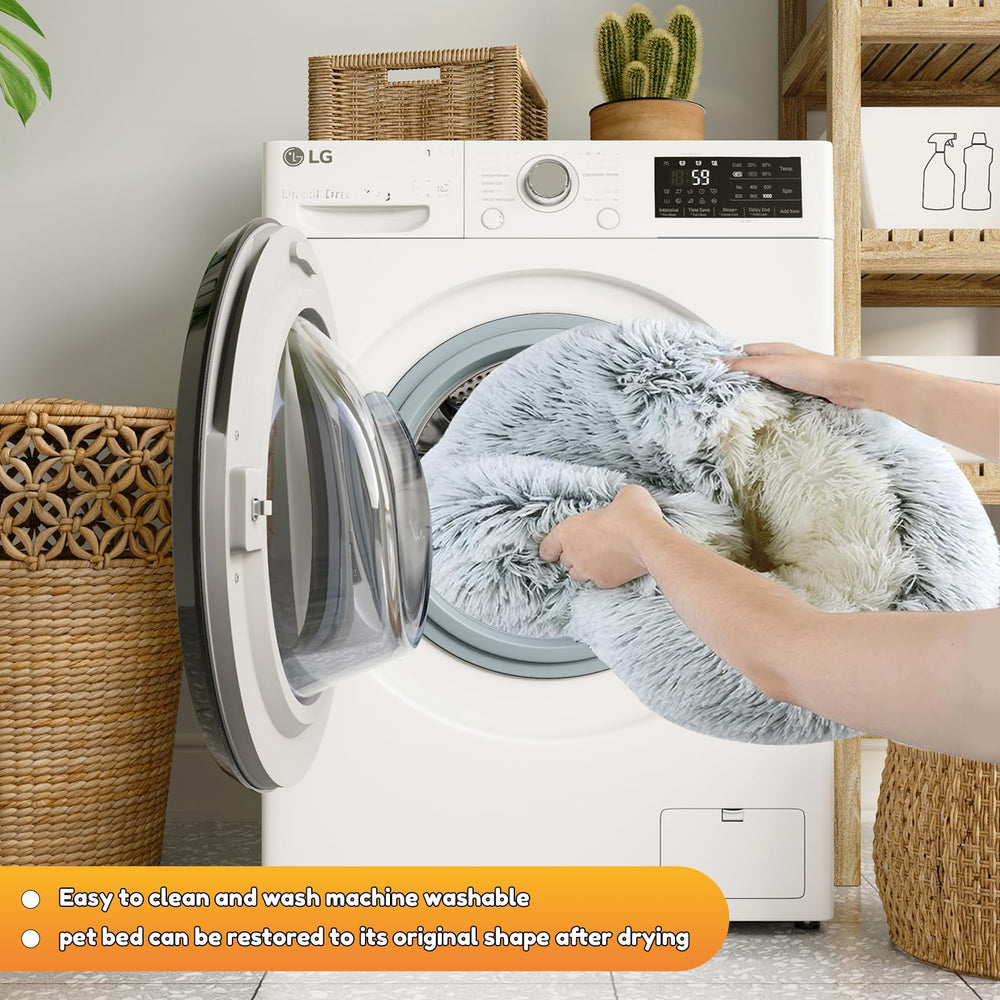 SUOXU cama 2 en 1: lavable a máquina para limpieza rápida y fácil.