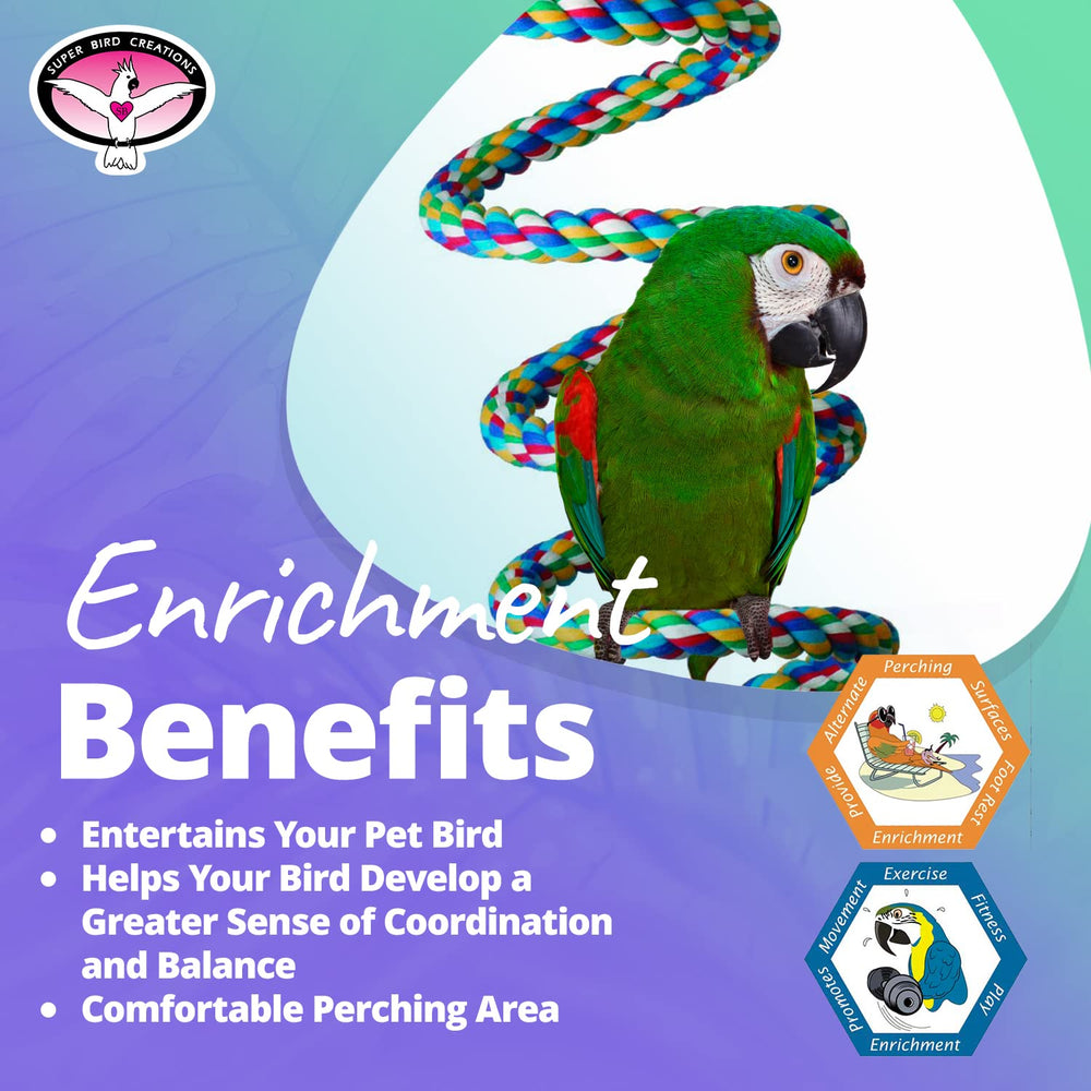 SB326 facilita ejercicio y juego con aves grandes