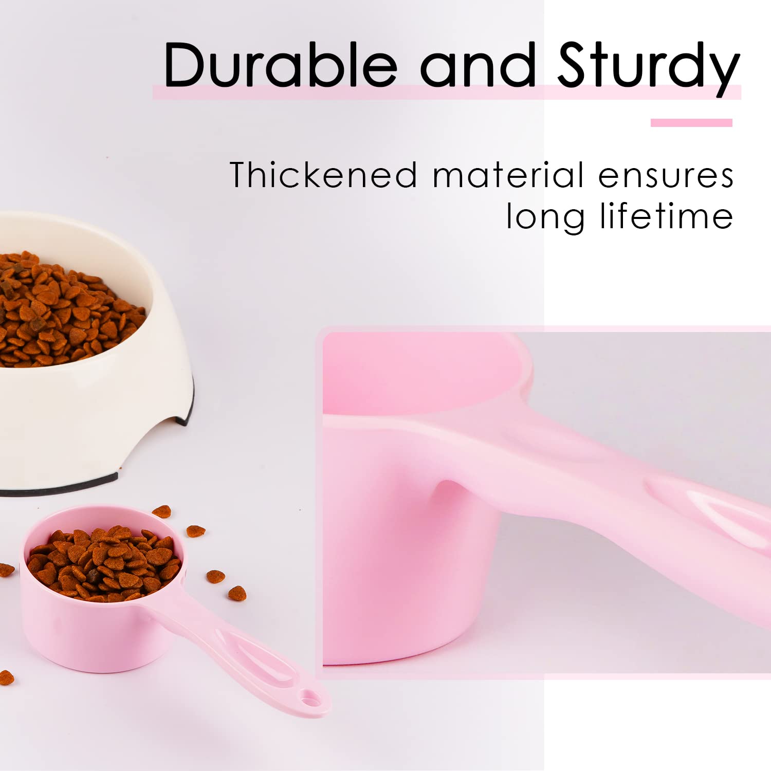 Super Design Cuchara ergonómica rosa, cómoda de sostener durante la alimentación.