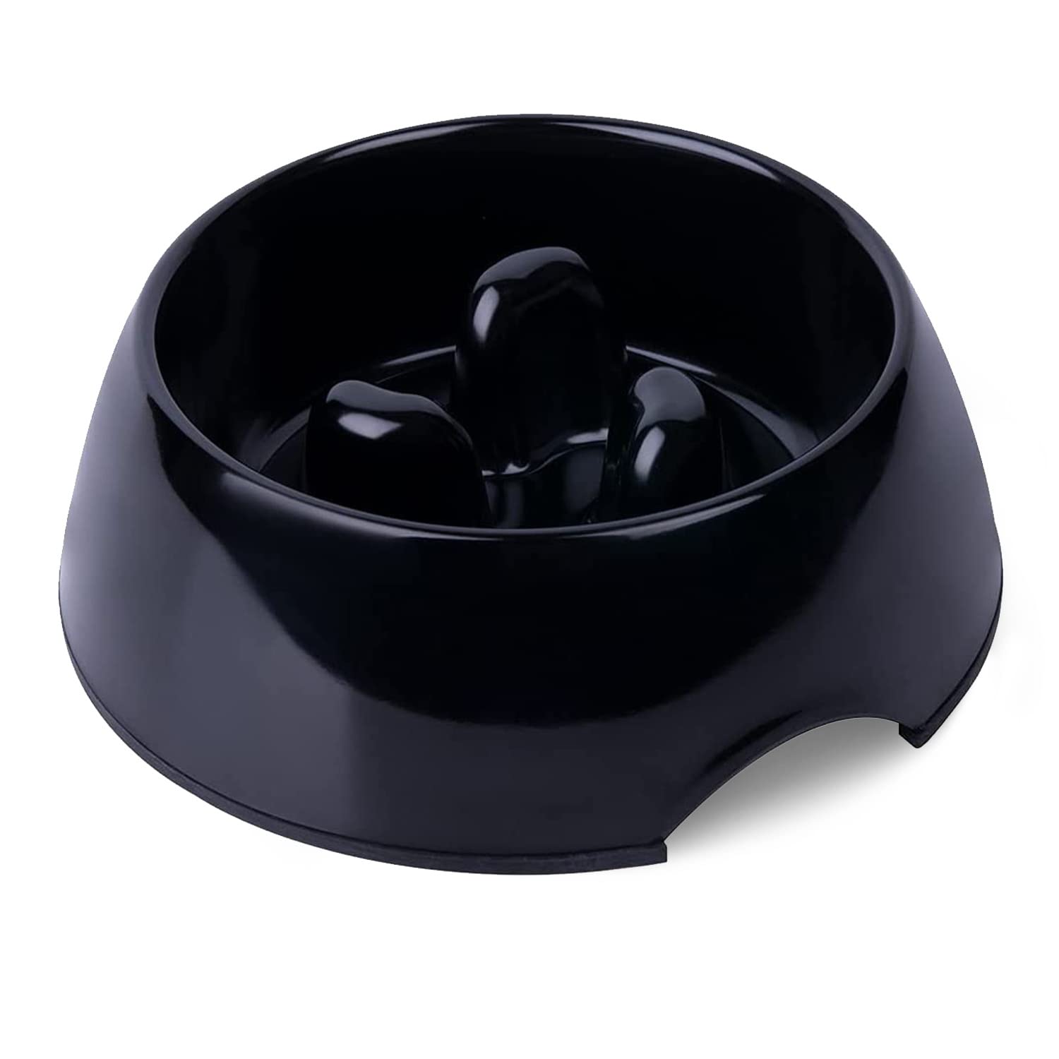 Super Design Cuenco Lento para Perros, diseño laberinto que fomenta comer despacio y evita ingestas rápidas