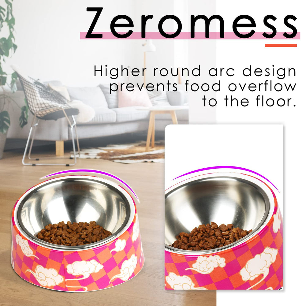 Super Design tazón diámetro 4 pulgadas para perros pequeños.