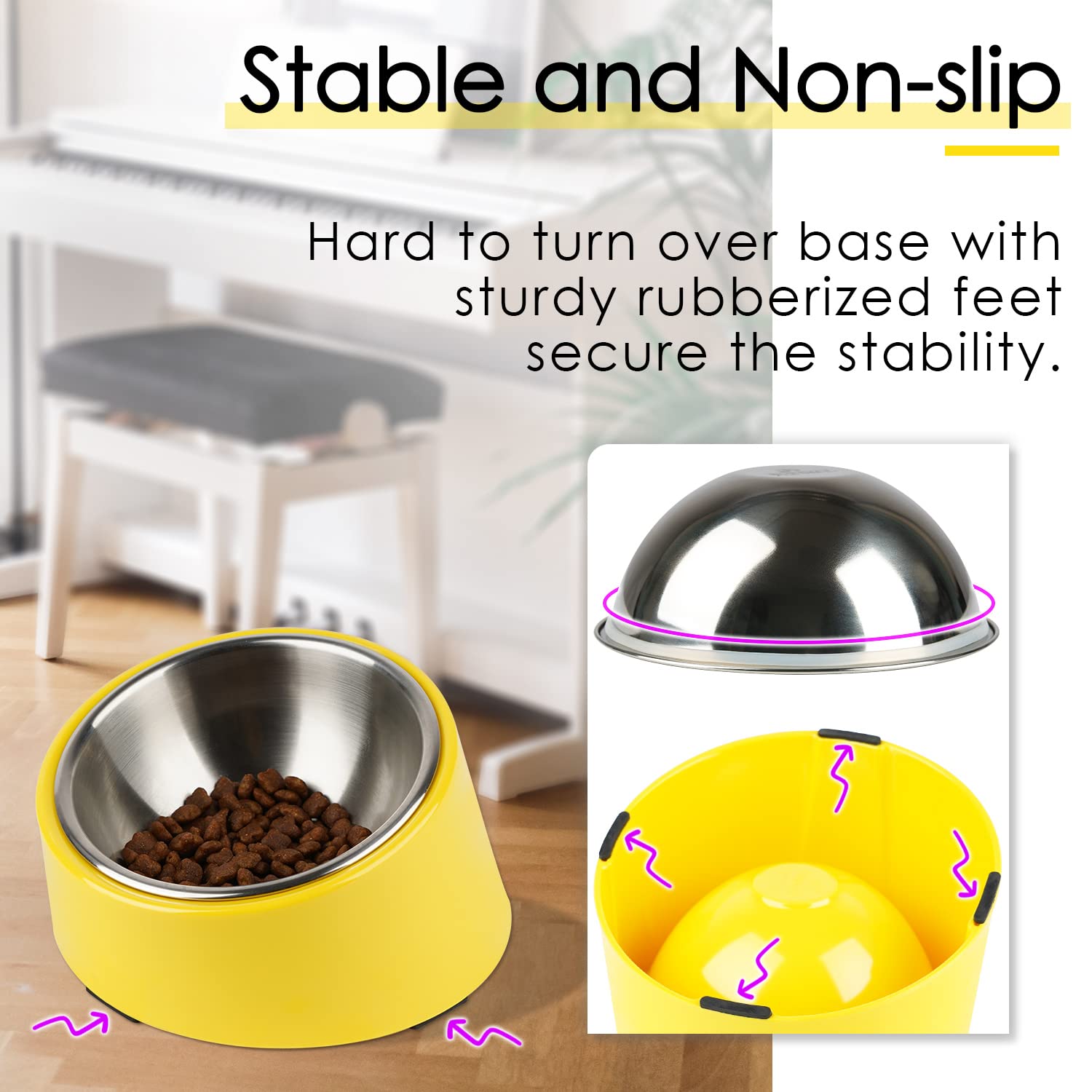 Cuenco para gatos lavable en lavavajillas de Super Design