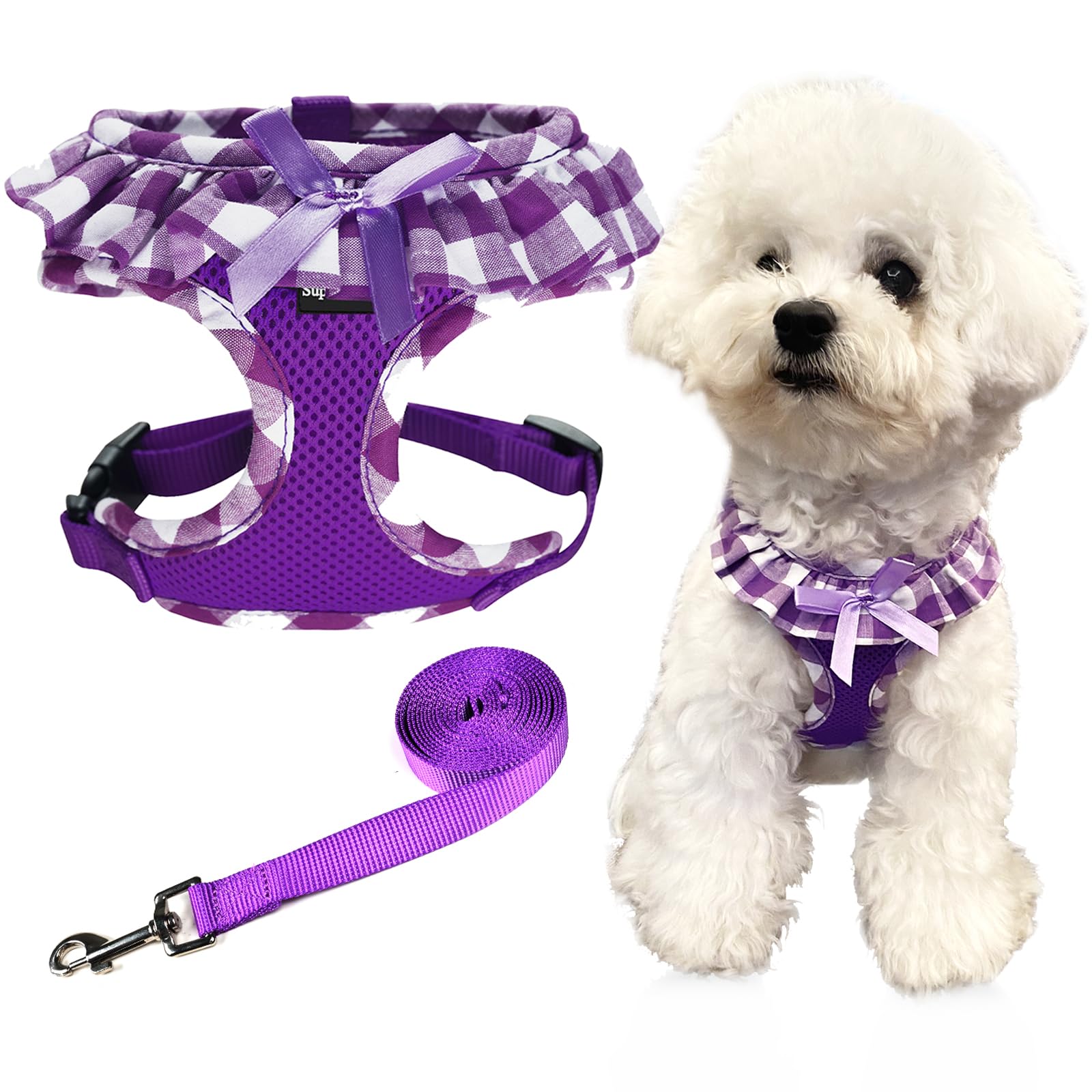 Arnés SuperBuddy de malla suave para perros grandes, comodidad durante paseos largos.
