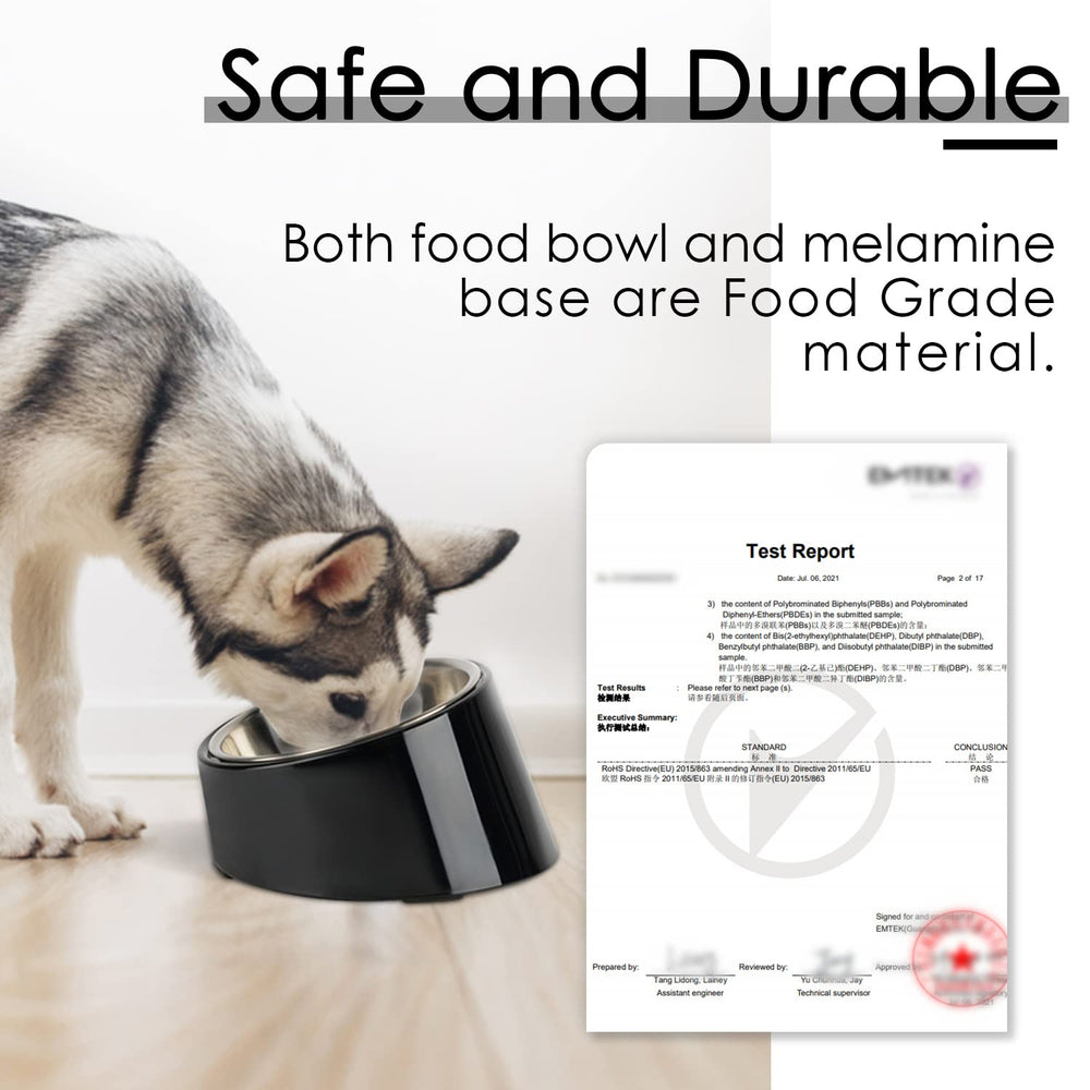 2 oz capacity dog bowl from SuperDesign for puppies and small cats.