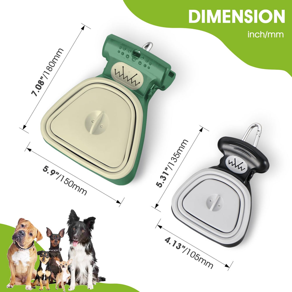 Recogedor compacto de Super Design con diseño ligero para paseos.