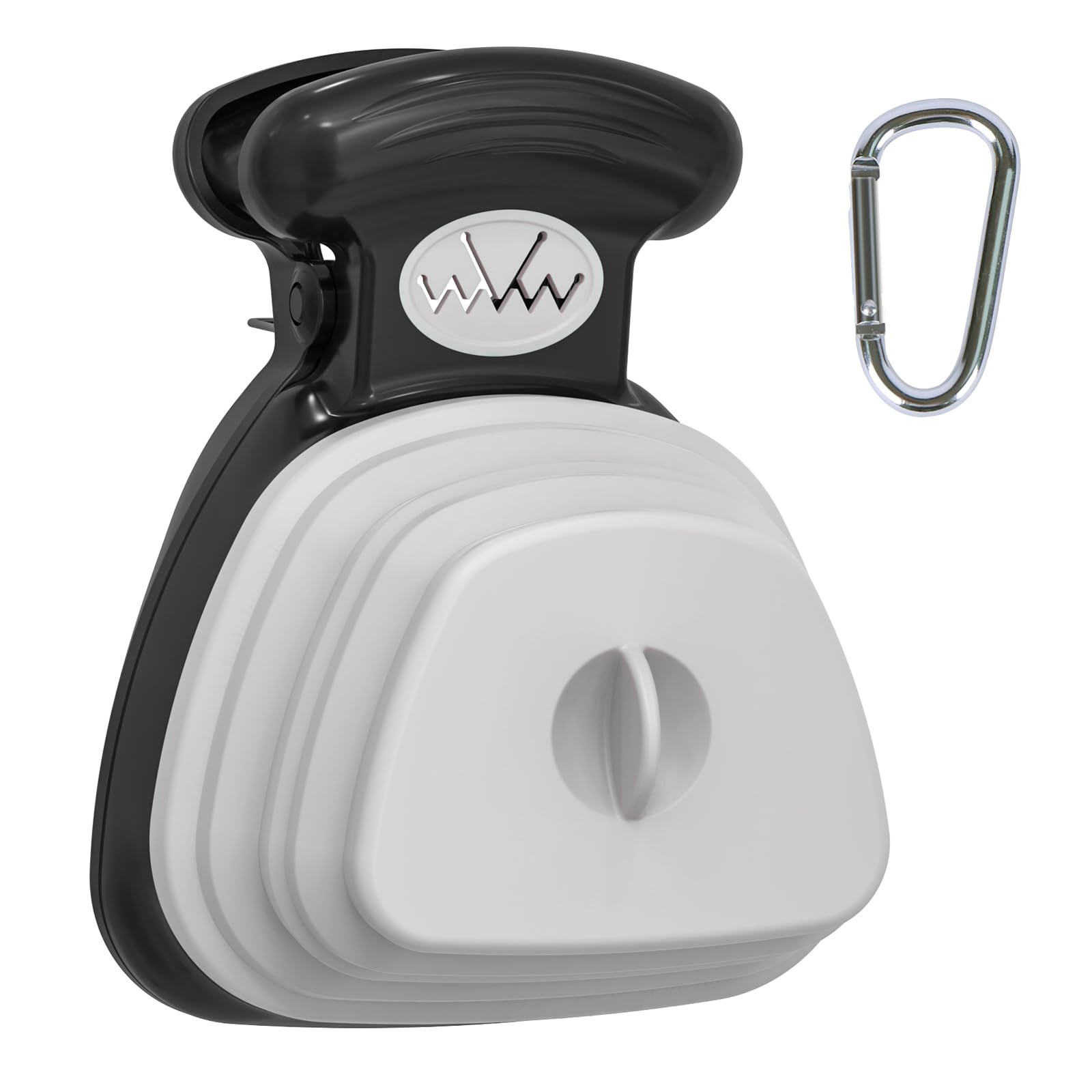 Super Design recogedor de excrementos para perro portátil con mosquetón para acceso fácil.
