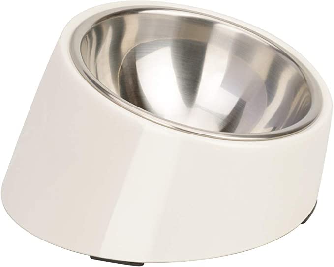 Super Design tazón inclinable 15° para perros y gatos facilita comer.