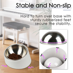 SuperDesign tazón apto para lavavajillas, limpieza rápida tras las comidas.