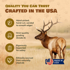 Superior Antler: durabilidad de las astas enteras para semanas de juego seguro.