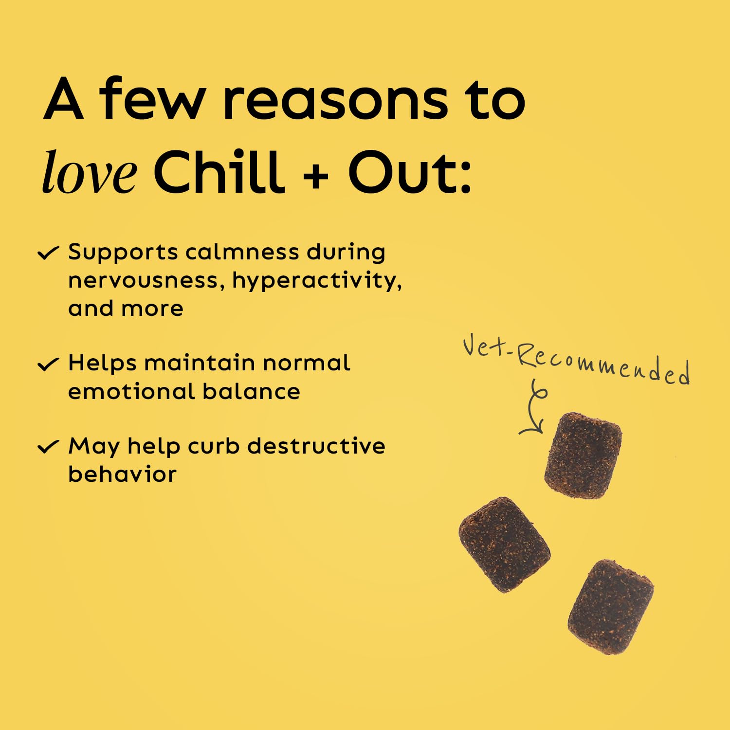 Masticables suaves de Super Snouts Chill + Out para perros y gatos